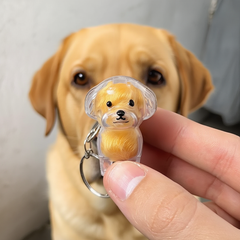 Dog Hair Keychain