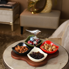 Elegant Bird Snack Tray