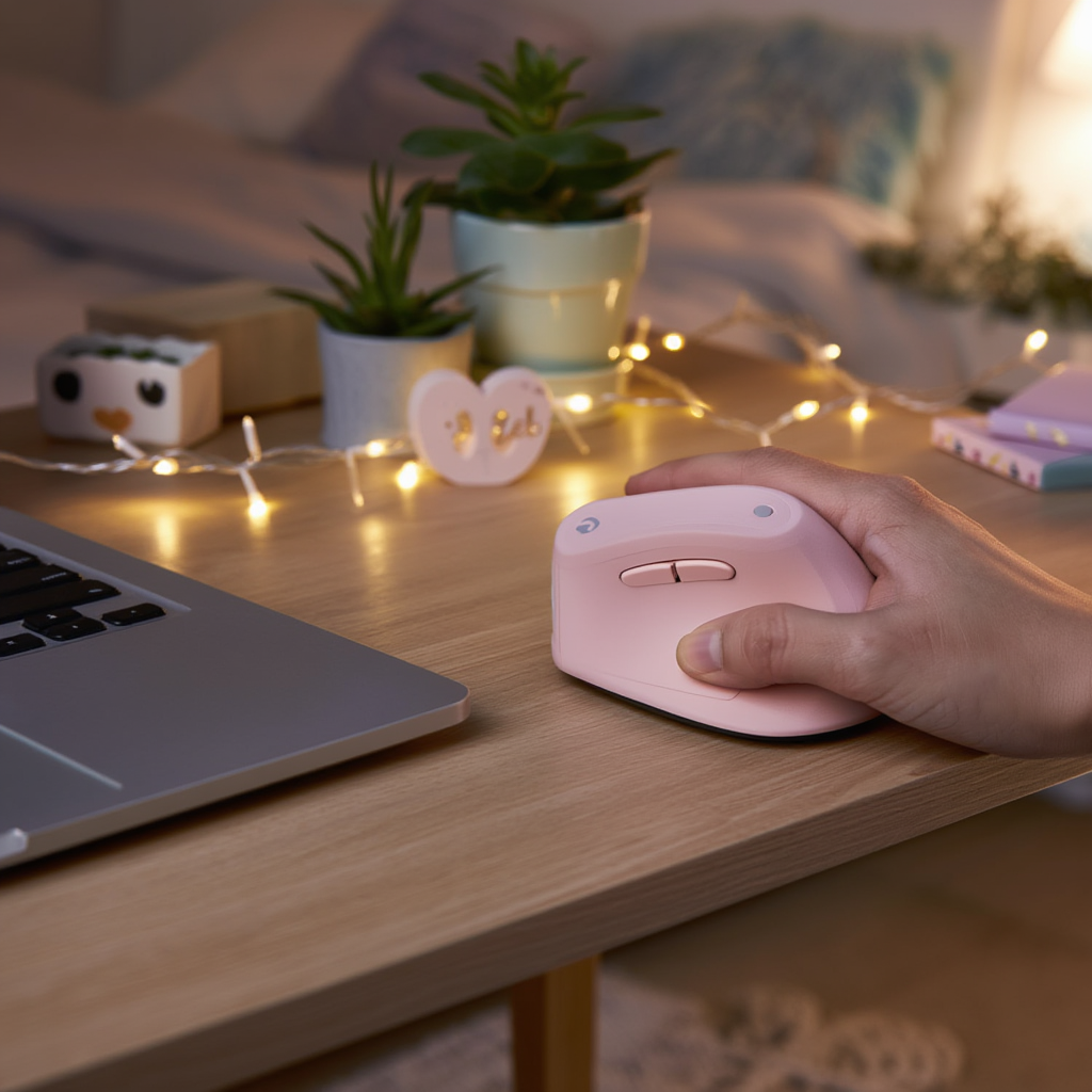 Vertical Ergonomic Mouse – Adjustable DPI Settings