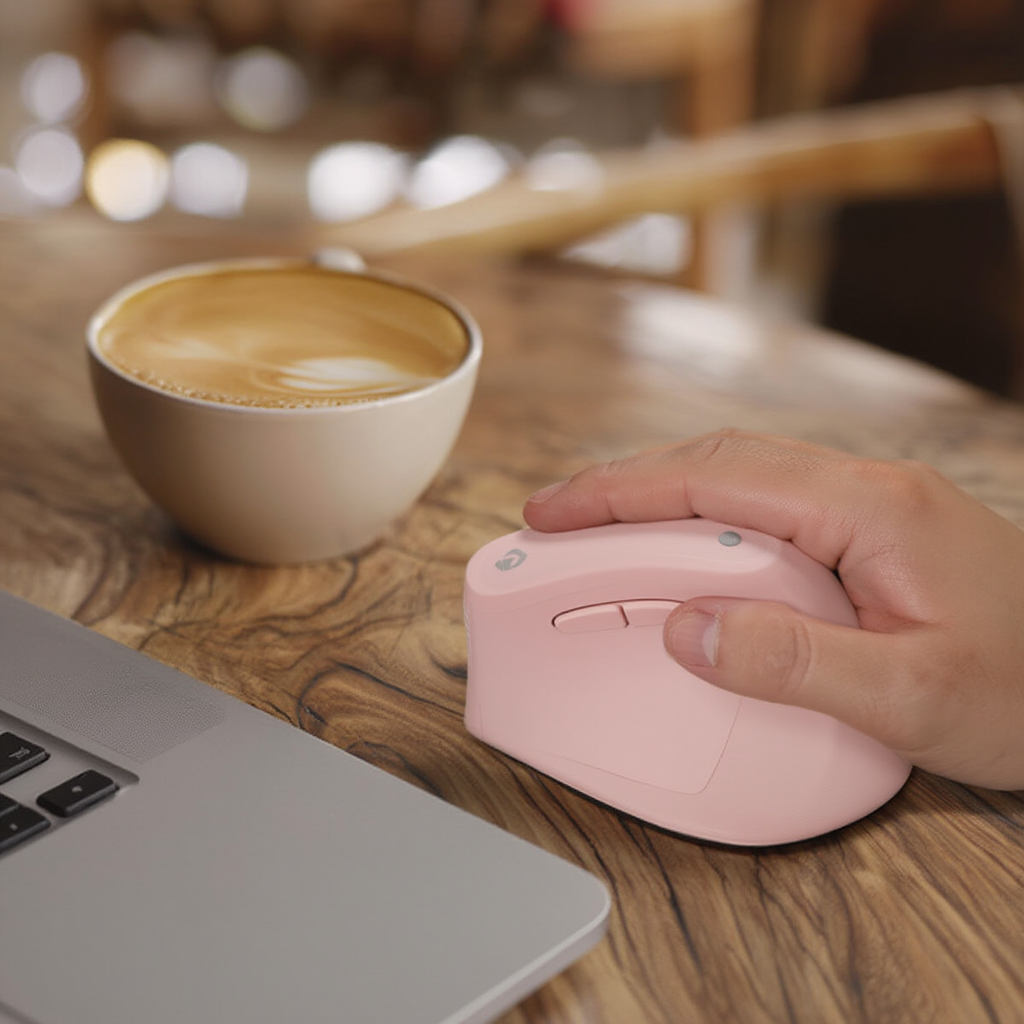 Vertical Ergonomic Mouse – Energy Efficient Design