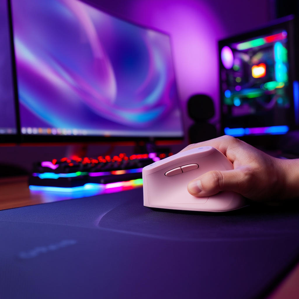 Vertical Ergonomic Mouse – Wide Device Compatibility
