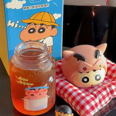 Cute Cartoon Glass Cup