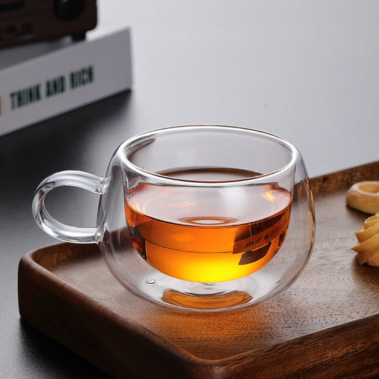 Double-Layer Glass Cup