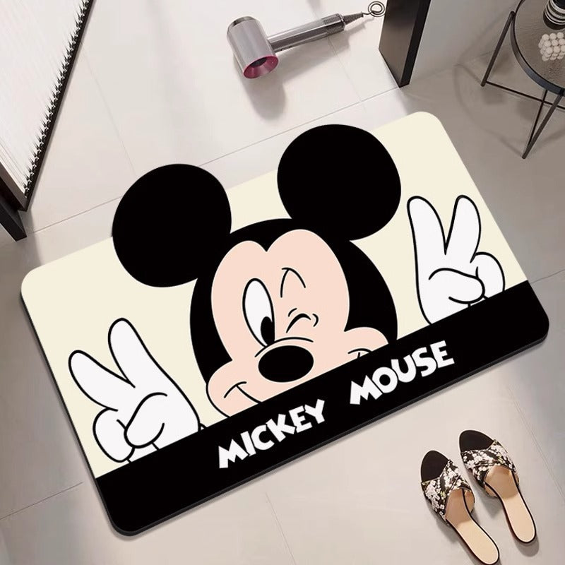 Mickey and Minnie Doormat – Polka Dot Design