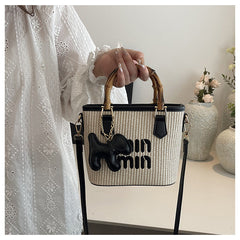 Minmin Charm Woven Bag
