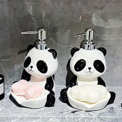 Panda 2-in-1 Soap Dispenser