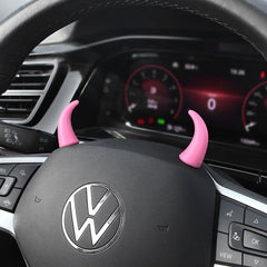 Devil Car Horns Sticker (2 Pairs)