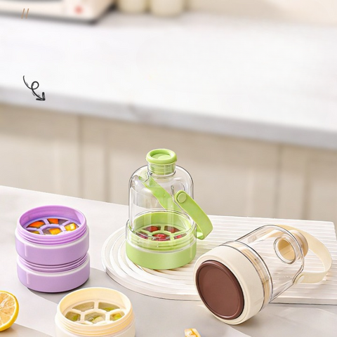 Portable Ice Infuser Bottle