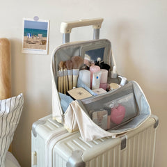 Cosmetic Organizer Bag With Mirror