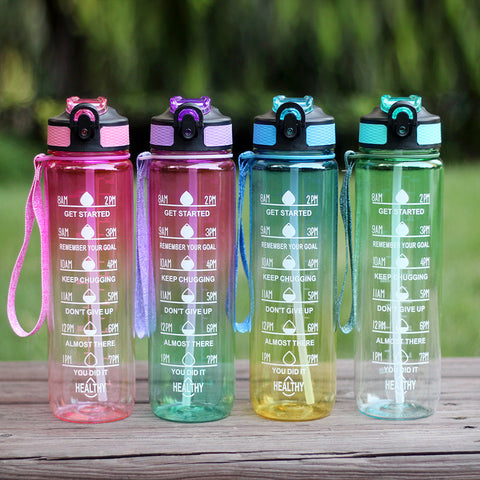 Portable Water Bottle (With Stickers )