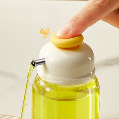Press-type Glass Oil Bottle