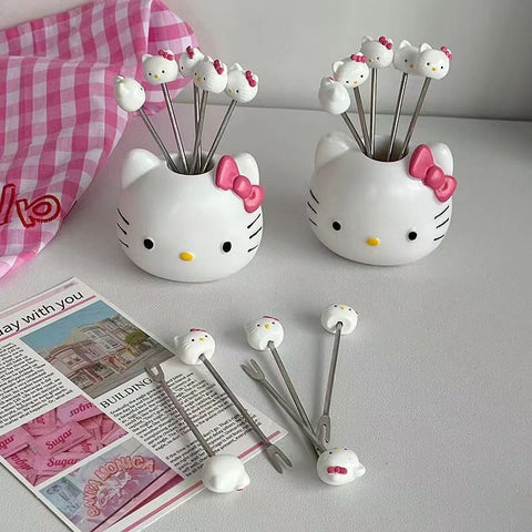 Kitty Fork Set