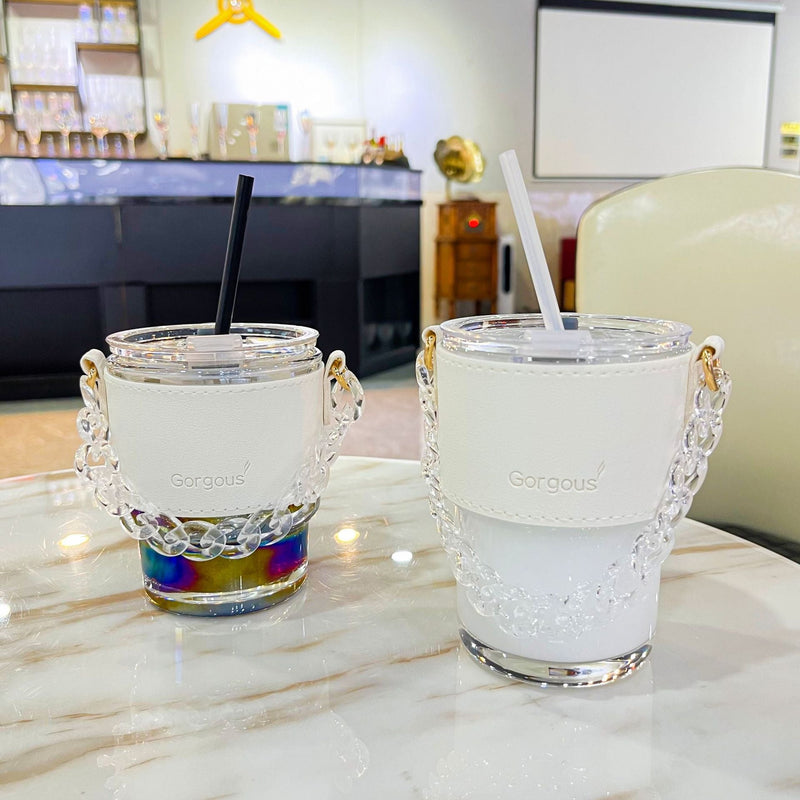Portable Cup With Chain Handle