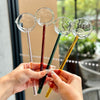 High Borosilicate Glass Spoon (Pack of 2)