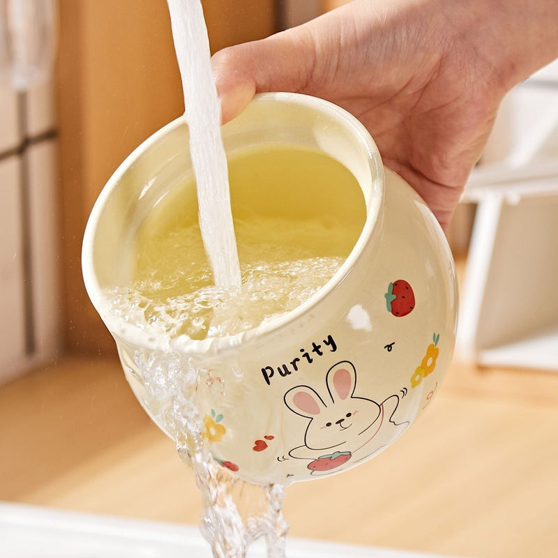 Cute Ceramic Food Pot with Lid