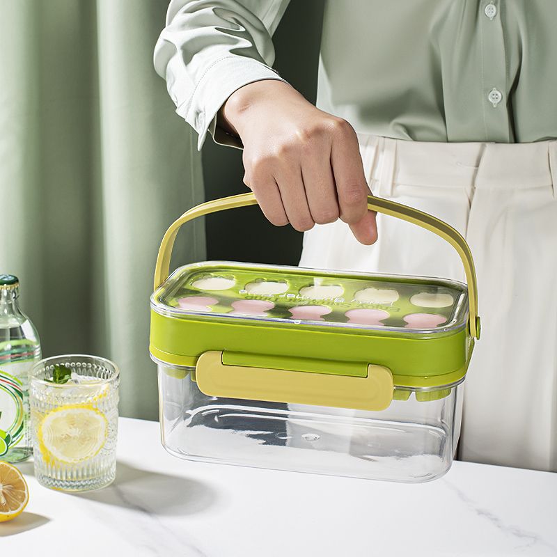 Portable Ice Cube Storage Box