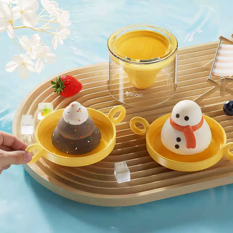 Snowman Popsicle Mold