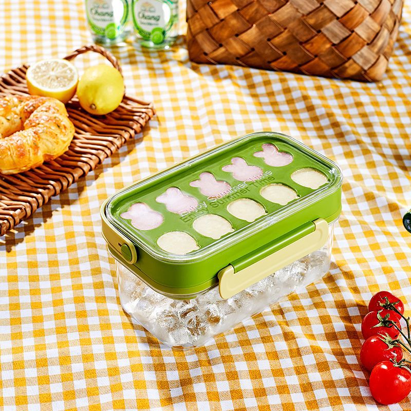 Portable Ice Cube Storage Box