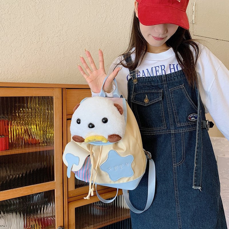 Puppy Canvas Backpack