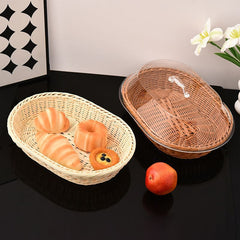 Wicker Basket with Lid