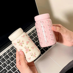 Floral Print Infuser Bottle