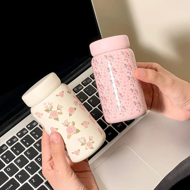 Floral Print Infuser Bottle