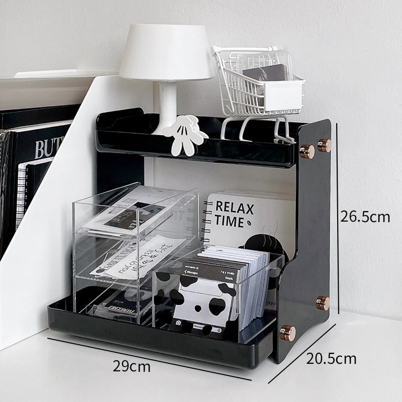 2-Tier Desktop Storage Rack