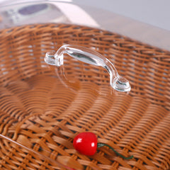 Wicker Basket with Lid