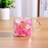 Floral Glass Mug