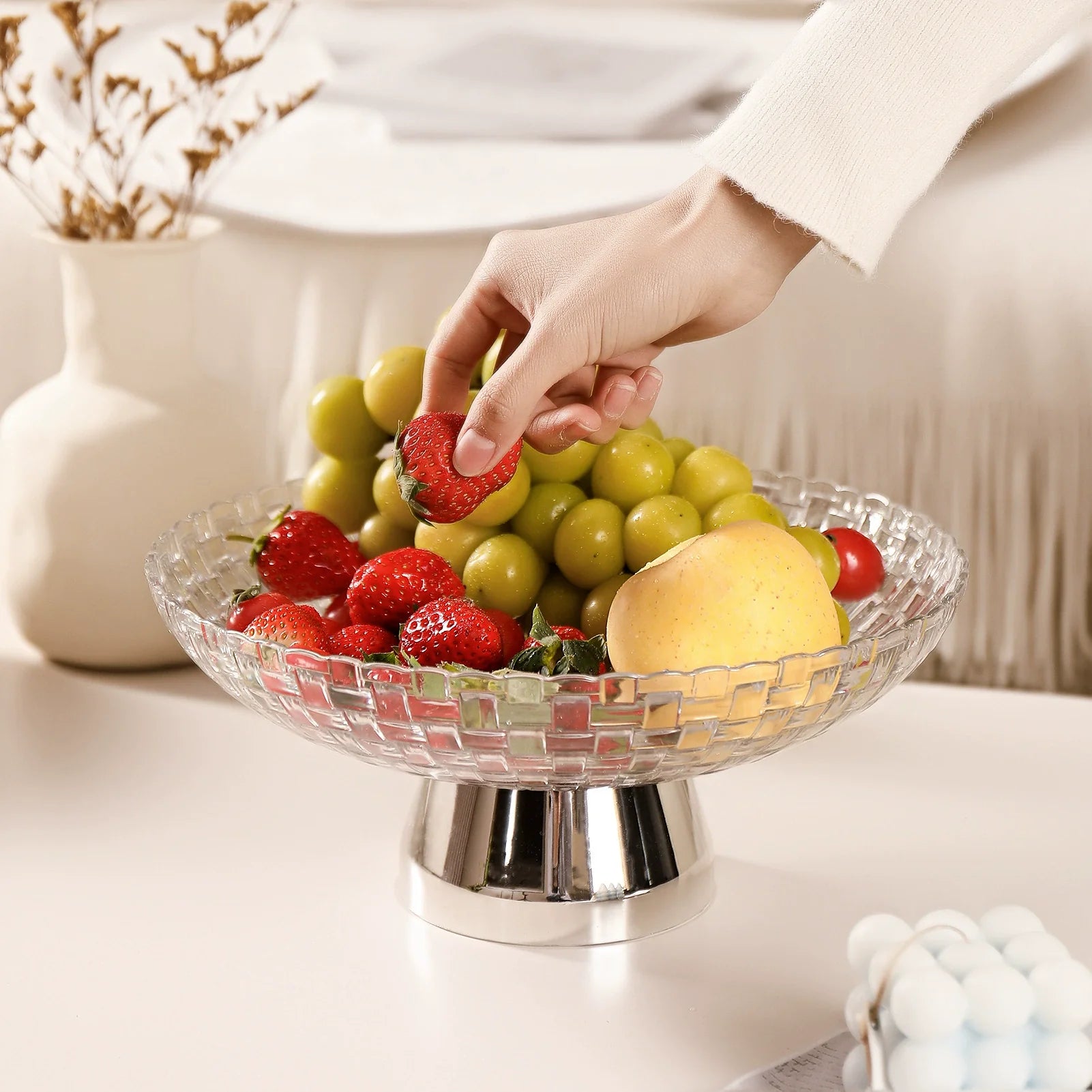 Crystal Fruit Plate – Elegant Gifting Choice