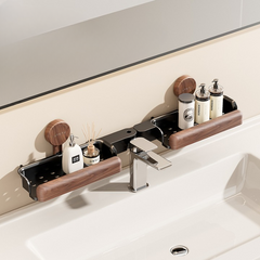 Wooden Bathroom Storage Rack