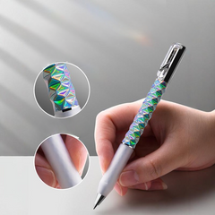 Geometric Crinkle Fidget Pen