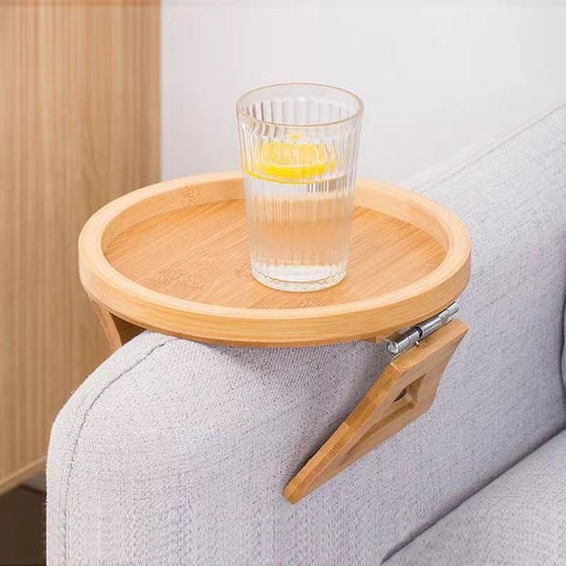 Bamboo Sofa Tray – Sleek Natural Finish