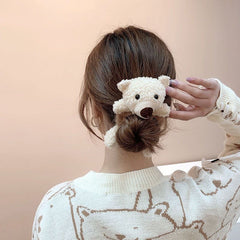 Cute Teddy Scrunchie