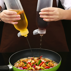 Transparent Sauces Bottle (500 ml)