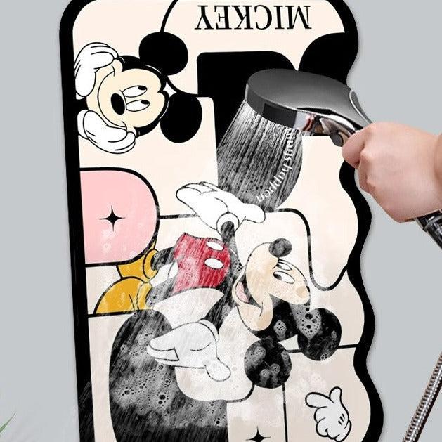 Mickey & Minnie Floor Mat – Puzzle-Inspired Layout