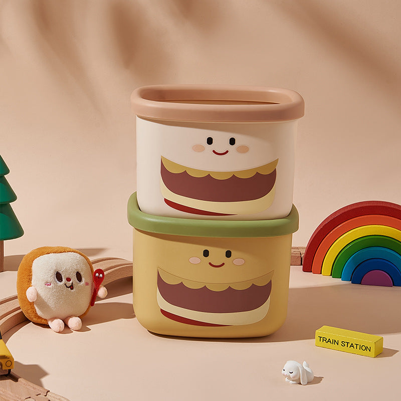 Cute Hamburger storage Bucket (Pack Of 2)