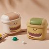 Cute Hamburger storage Bucket (Pack Of 2)