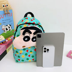 Shin-chan Plush Face Backpack