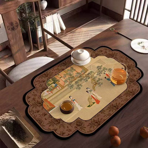 Traditional Style Decor Mat