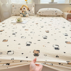 Soft Cotton Kitty  Bedsheet(90x200cm)