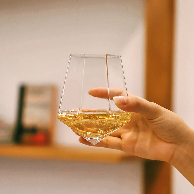 Diamond Shaped Glass