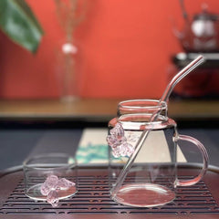 Butterfly Glass Cup