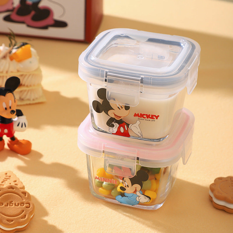 Disney Glass Storage Jar – Compact &amp; Portable