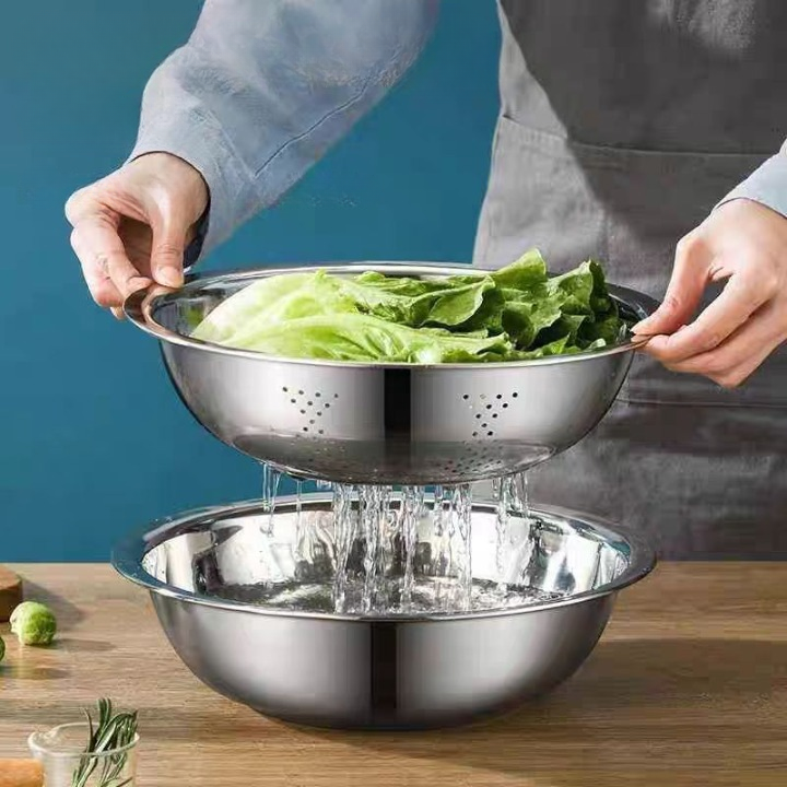 Multifunctional Steel Bowl Set – Simple care