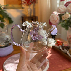Butterfly Glass pot