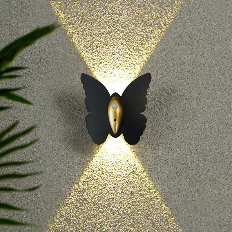 Butterfly Motion Sensor Wall Light