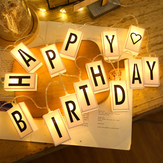 LED Letter String Lights
