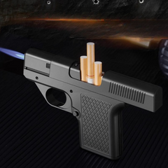 Gun Shape Cigarette Case Lighter