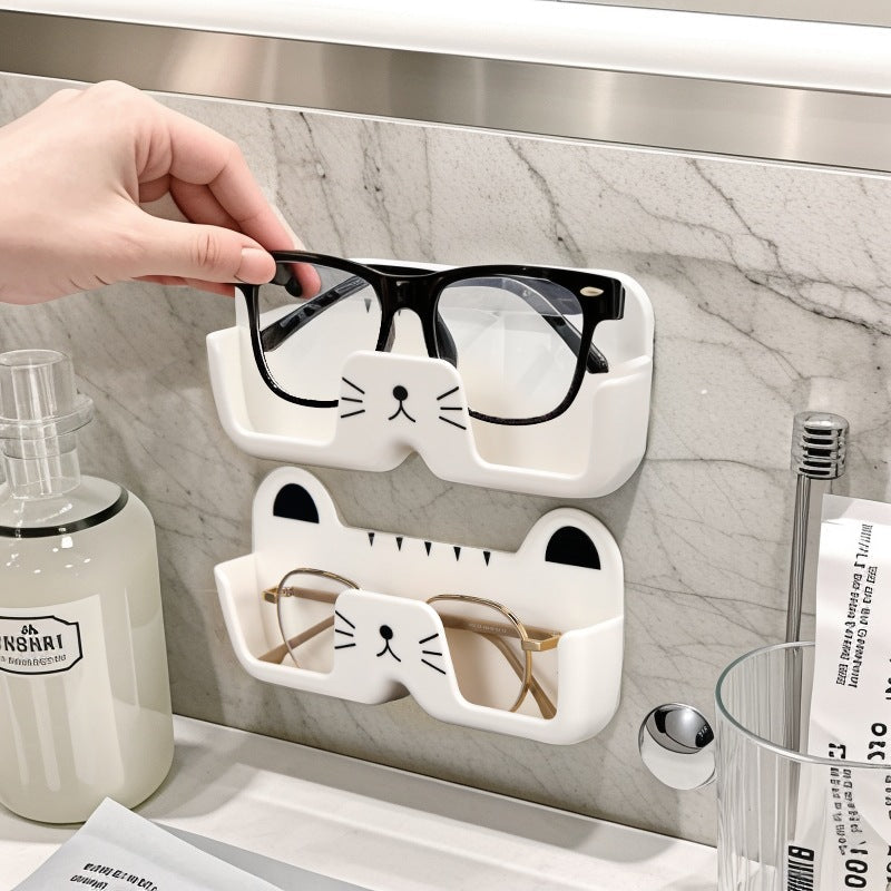 Wall-Mounted Eyeglasses Holder